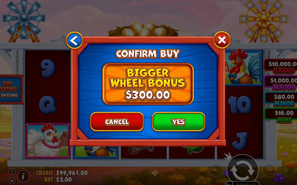Bigger Wheel Bonus med det expanderade 5x6-rutnätet